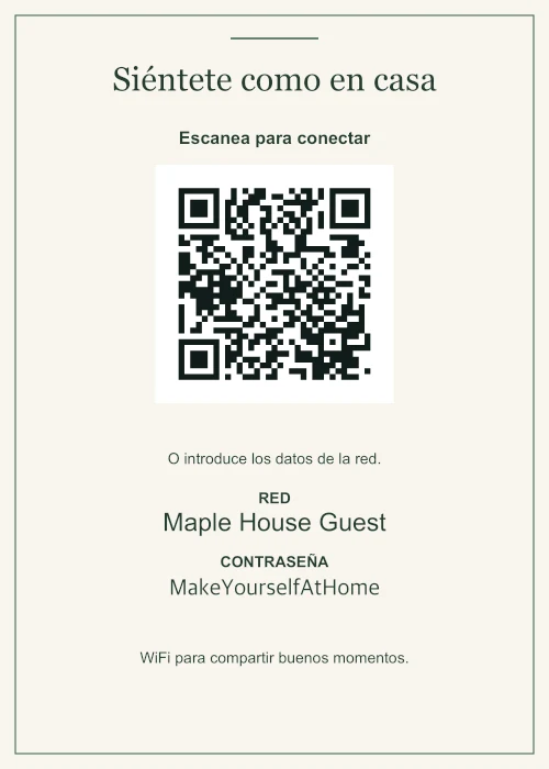 Una bienvenida en casa