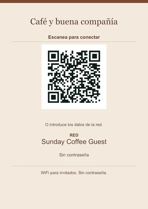 Una red abierta para invitados