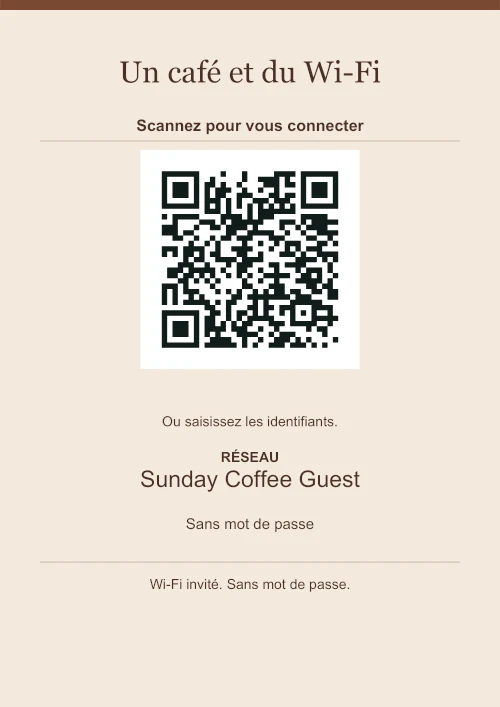 Un réseau invité ouvert