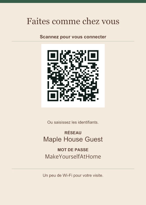 Coffeehouse: Un papier chaleureux et des filets discrets.